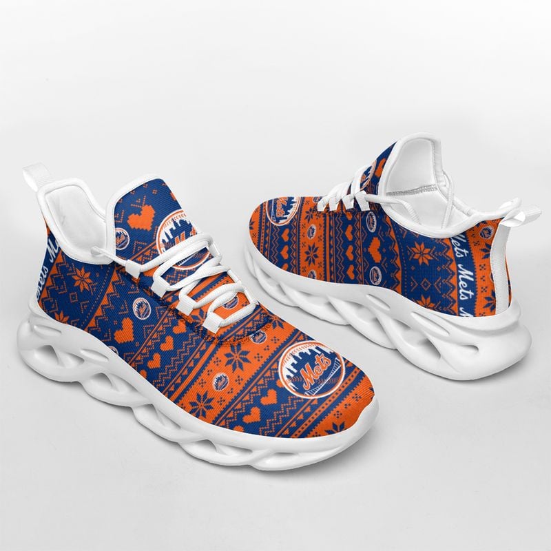 New York Mets X-max Patterns Max Soul Shoes NEW055250 - Famjoys New York Mets X-max Patterns Max Soul Shoes NEW055250 - Famjoys