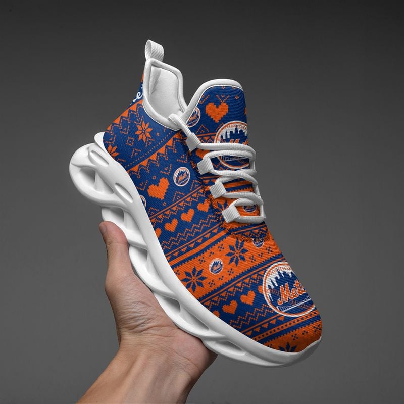 New York Mets X-max Patterns Max Soul Shoes NEW055250 - Famjoys New York Mets X-max Patterns Max Soul Shoes NEW055250 - Famjoys