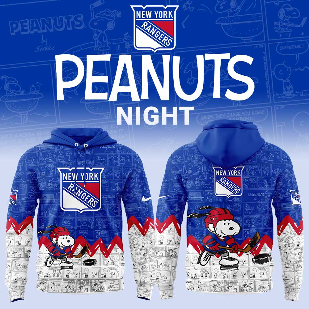 New York Rangers Anniversary of Hoodie - Famjoys New York Rangers Anniversary of Hoodie - Famjoys