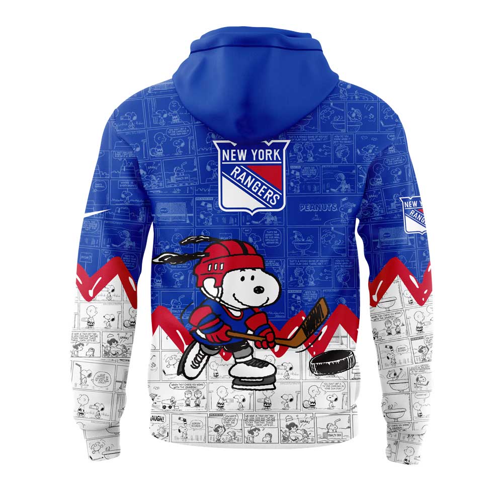 New York Rangers Anniversary of Hoodie - Famjoys New York Rangers Anniversary of Hoodie - Famjoys