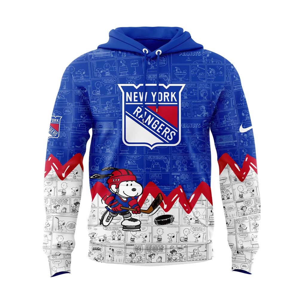 New York Rangers Anniversary of Hoodie - Famjoys New York Rangers Anniversary of Hoodie - Famjoys