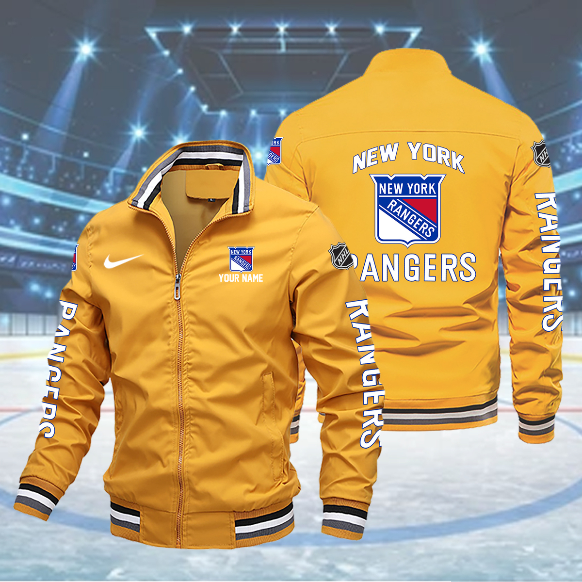 new york rangers Boomber Jacket - Famjoys new york rangers Boomber Jacket - Famjoys
