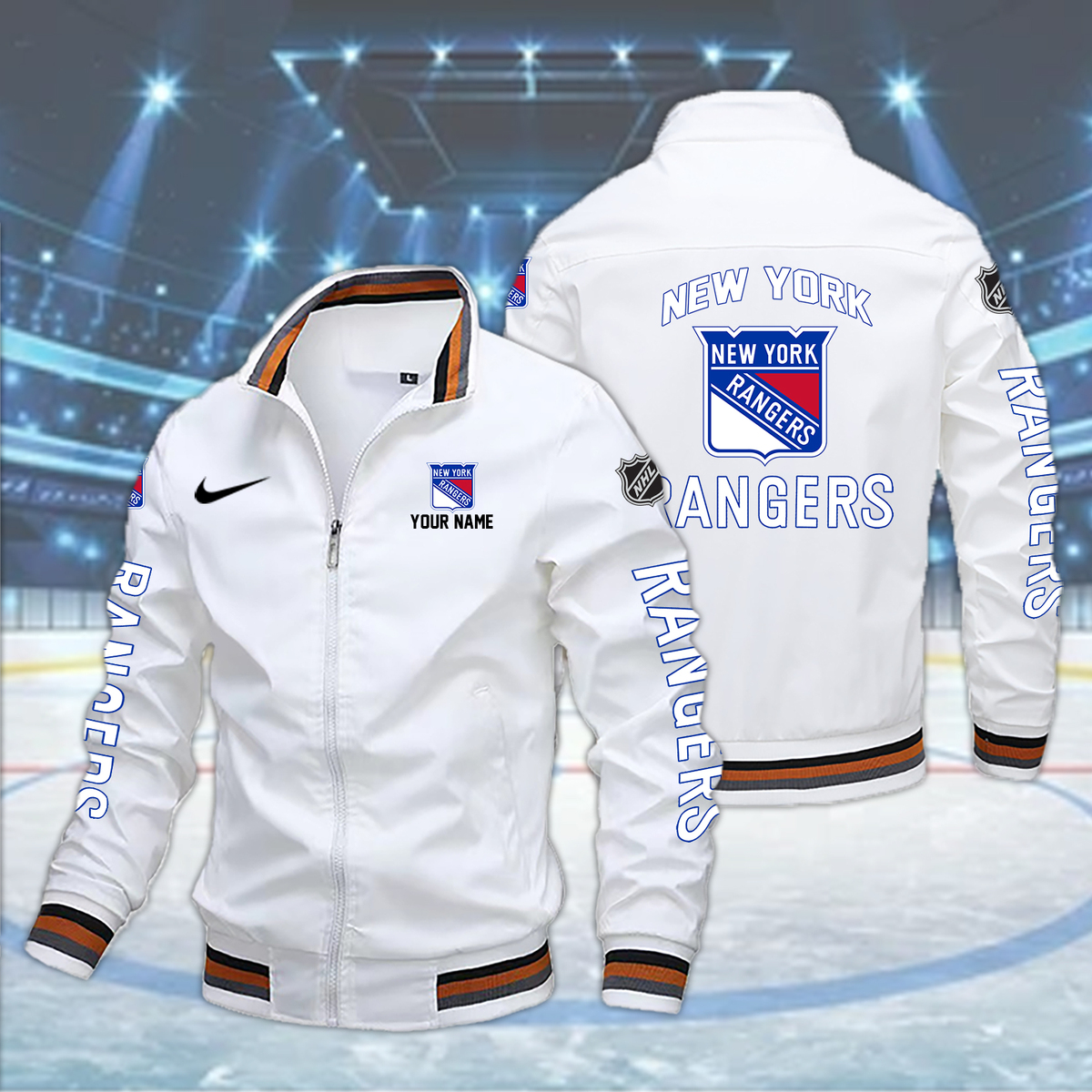 new york rangers Boomber Jacket - Famjoys new york rangers Boomber Jacket - Famjoys