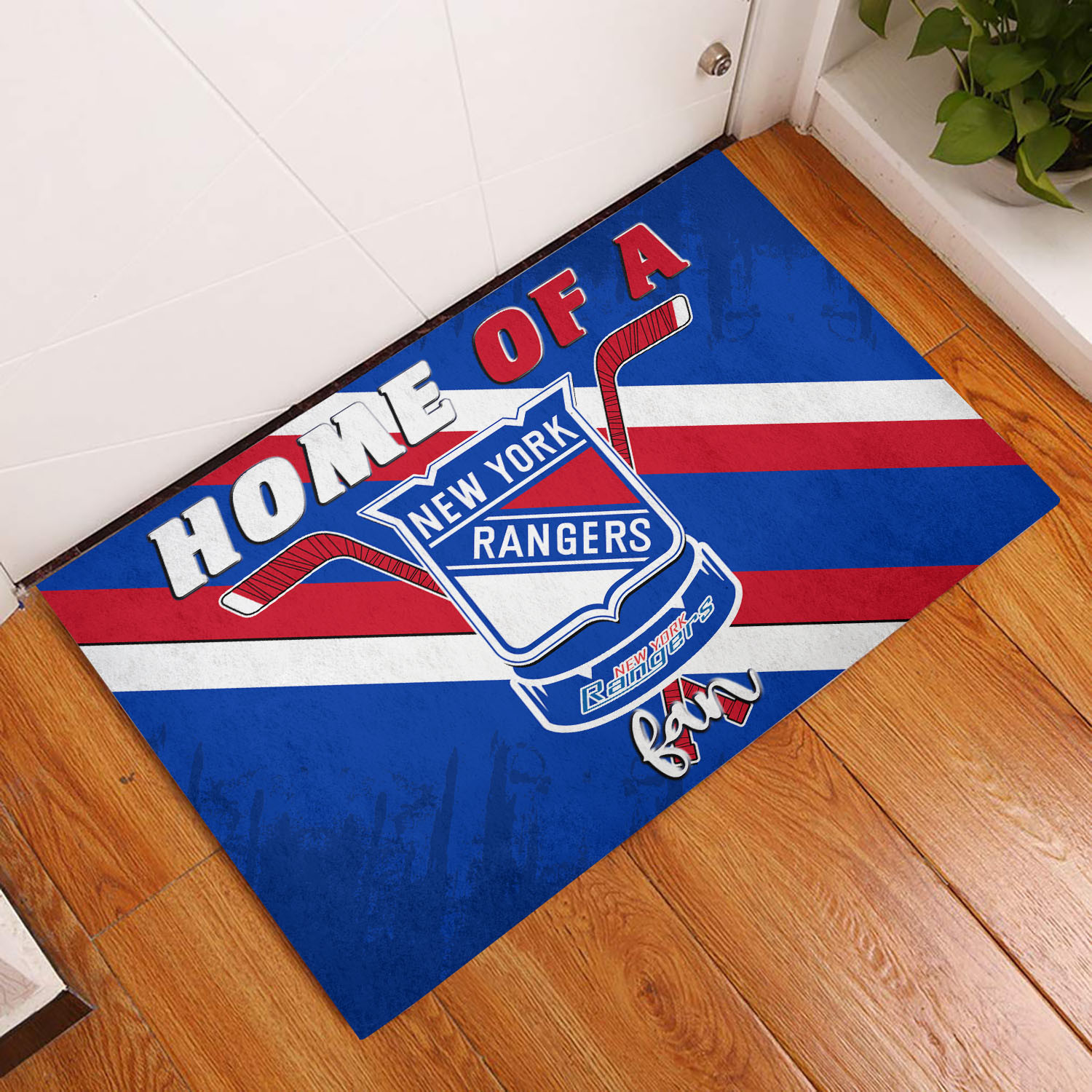 New York Rangers Doormat 379 - Famjoys New York Rangers Doormat 379 - Famjoys