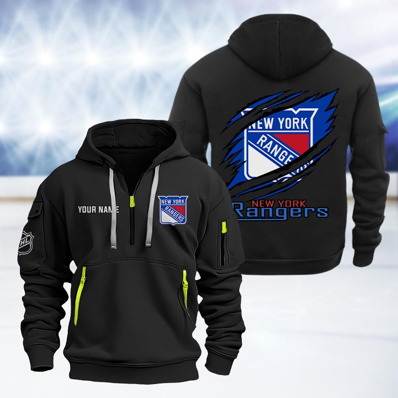 New York Rangers Heavy Hoodie - Famjoys New York Rangers Heavy Hoodie - Famjoys