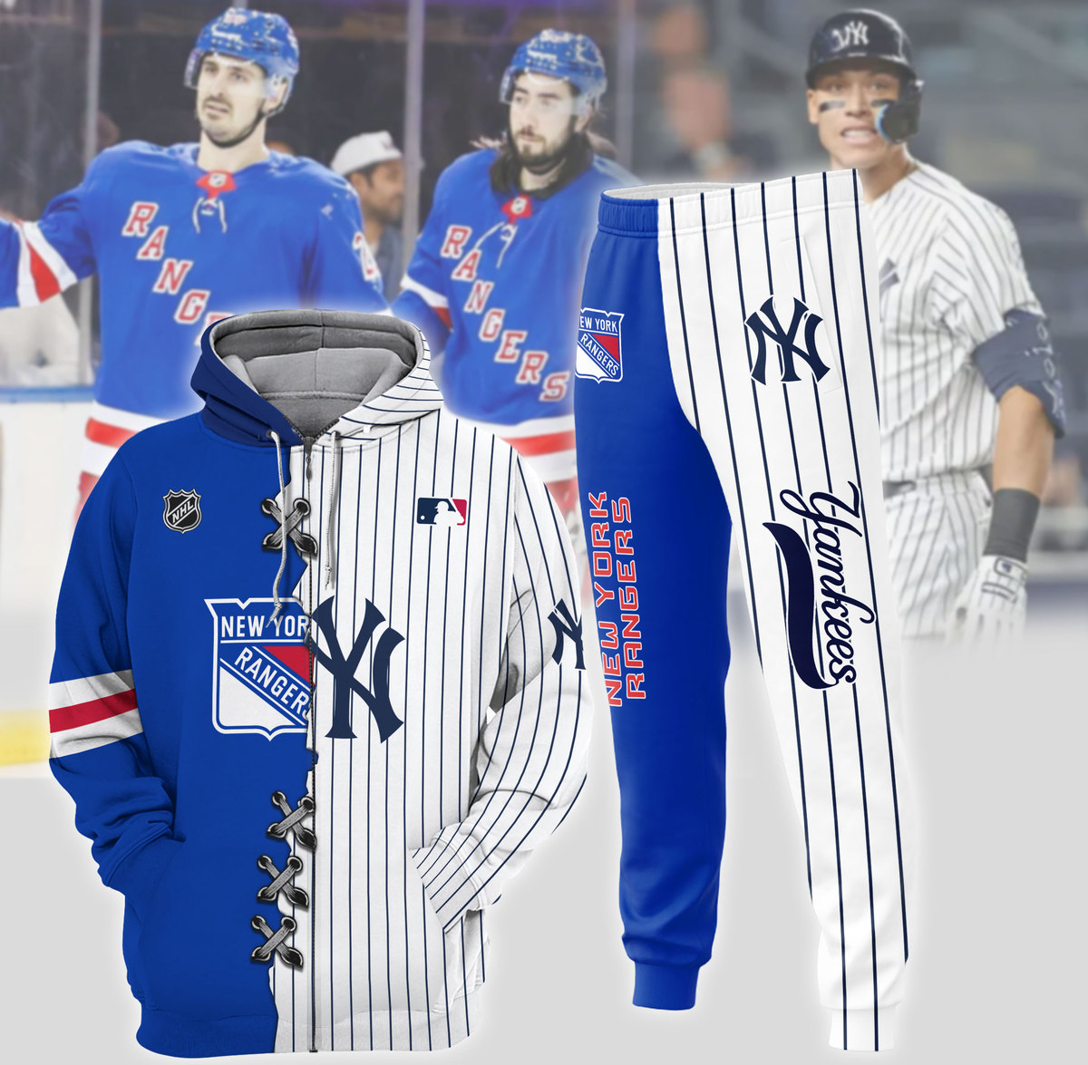new york rangers Hoodie Set - Famjoys new york rangers Hoodie Set - Famjoys