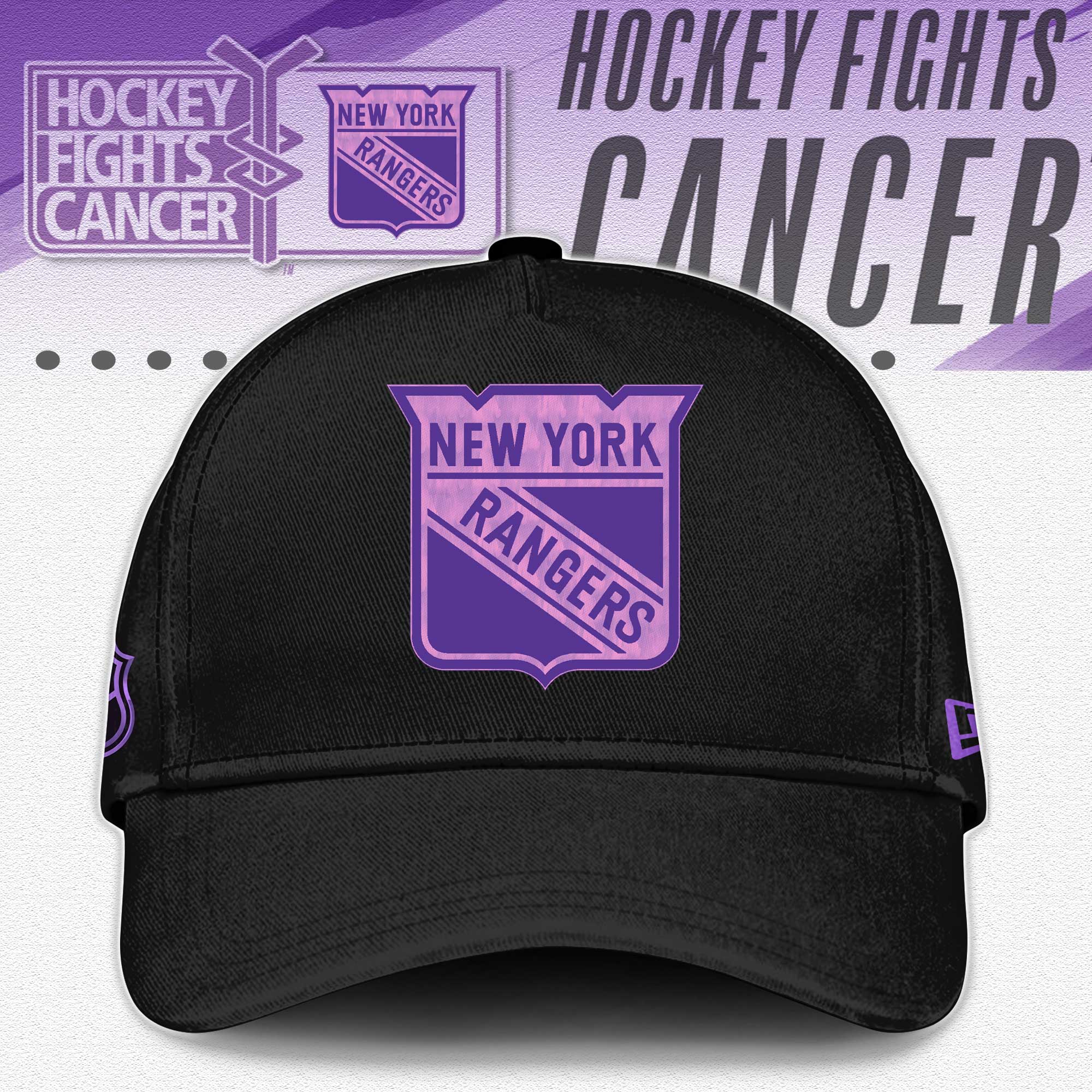 New York Rangers x Hockey Fights Cancer Black Hoodie 2024 - Famjoys New York Rangers x Hockey Fights Cancer Black Hoodie 2024 - Famjoys