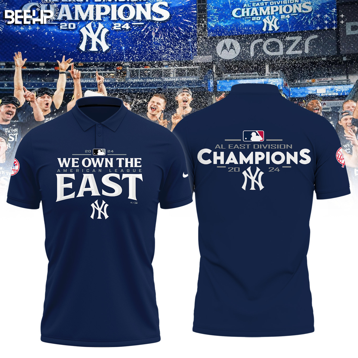 New York Yankees AL East Division Champions Shirt - Famjoys New York Yankees AL East Division Champions Shirt - Famjoys