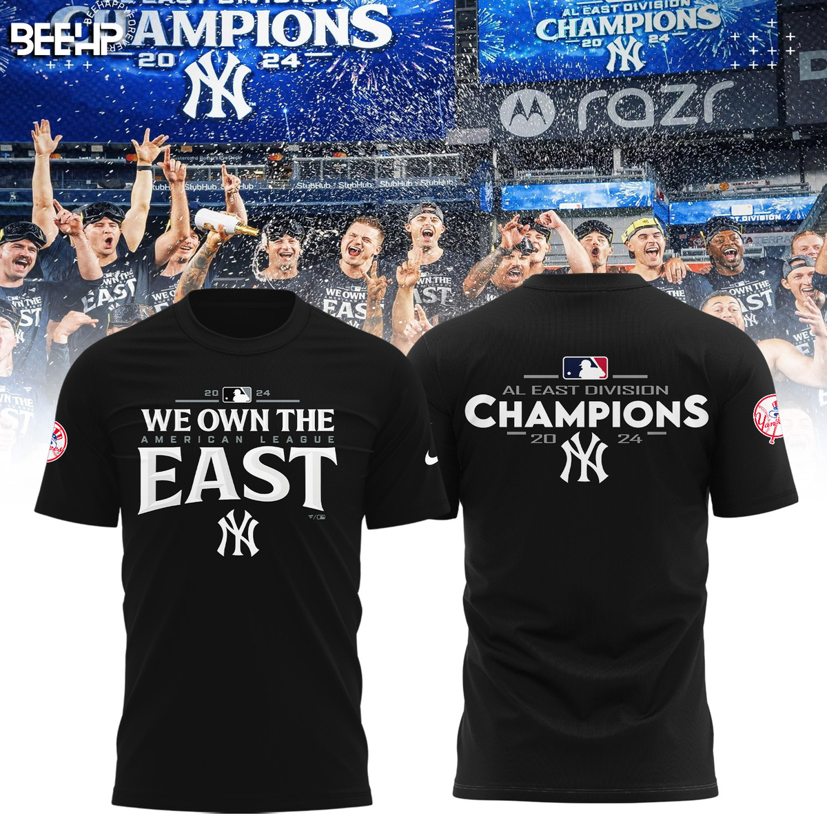 New York Yankees AL East Division Champions Shirt - Famjoys New York Yankees AL East Division Champions Shirt - Famjoys