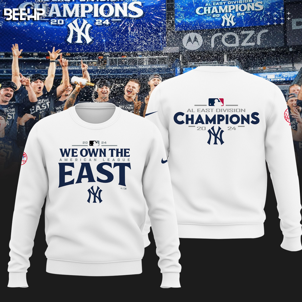 New York Yankees AL East Division Champions Shirt - Famjoys New York Yankees AL East Division Champions Shirt - Famjoys
