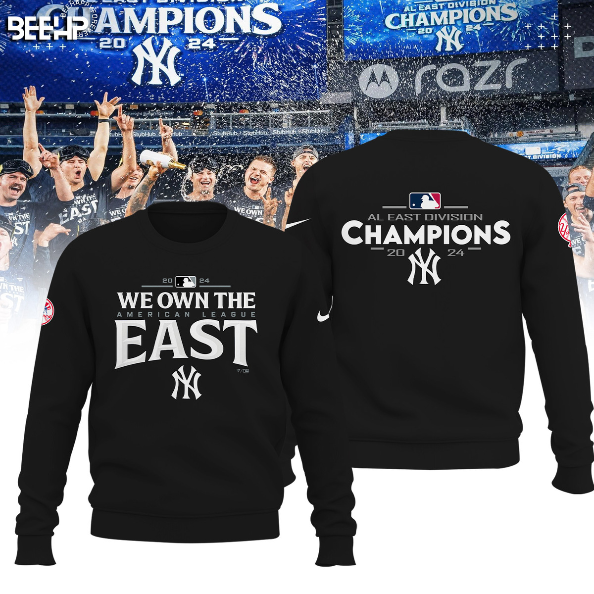 New York Yankees AL East Division Champions Shirt - Famjoys New York Yankees AL East Division Champions Shirt - Famjoys