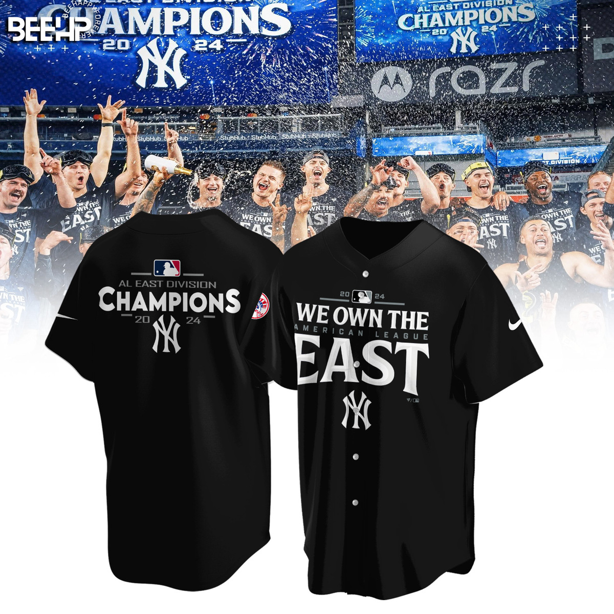 New York Yankees AL East Division Champions Shirt - Famjoys New York Yankees AL East Division Champions Shirt - Famjoys