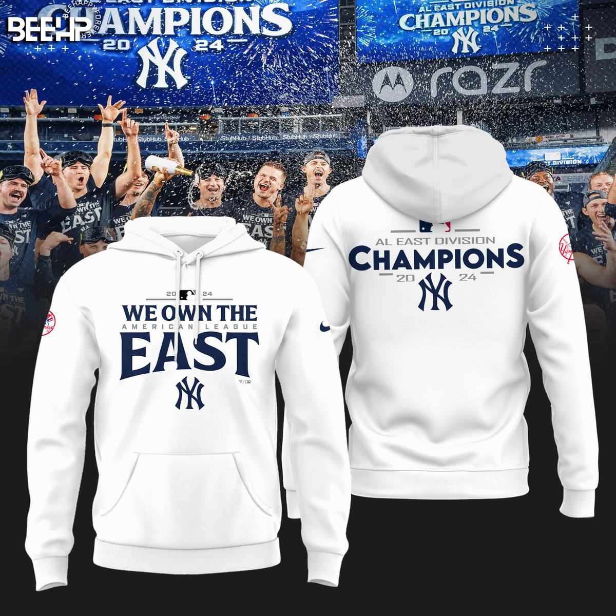 New York Yankees AL East Division Champions Shirt - Famjoys New York Yankees AL East Division Champions Shirt - Famjoys