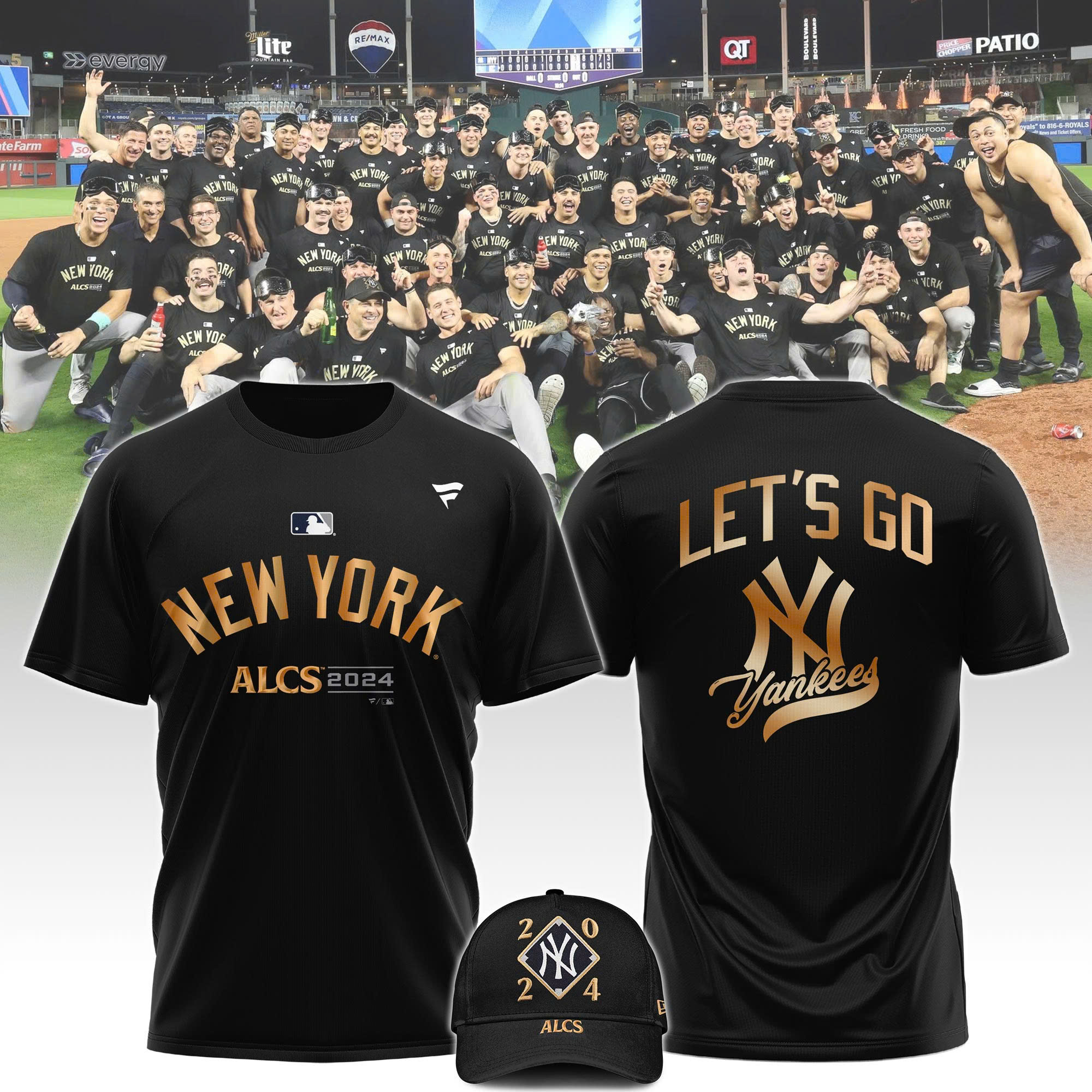 New York Yankees ALCS T-Shirt American League - Famjoys New York Yankees ALCS T-Shirt American League - Famjoys
