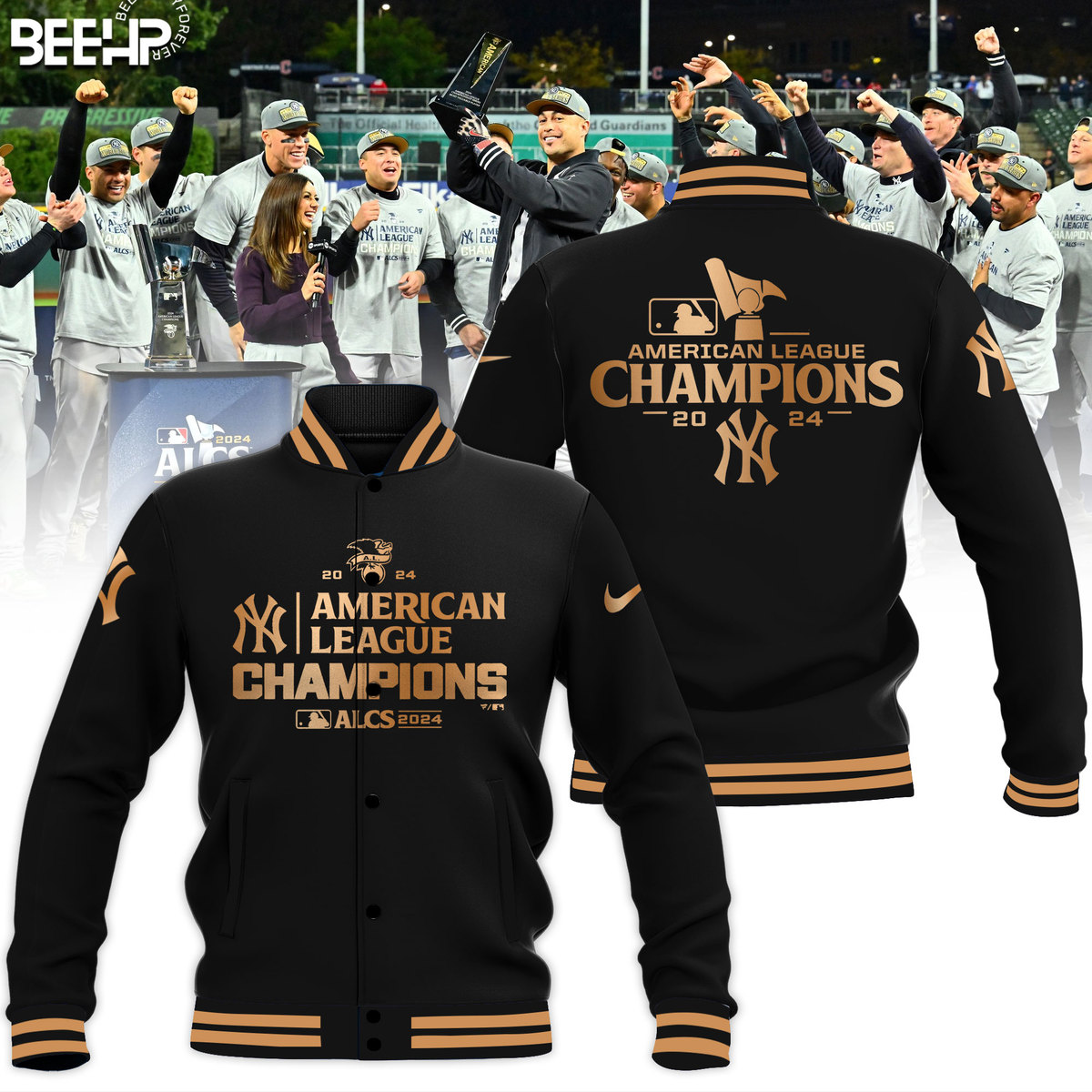 New York Yankees American League Champions Basketball Jacket - Famjoys New York Yankees American League Champions Basketball Jacket - Famjoys