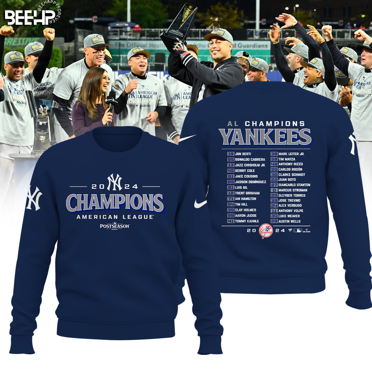New York Yankees American League Champions Shirt - Famjoys New York Yankees American League Champions Shirt - Famjoys