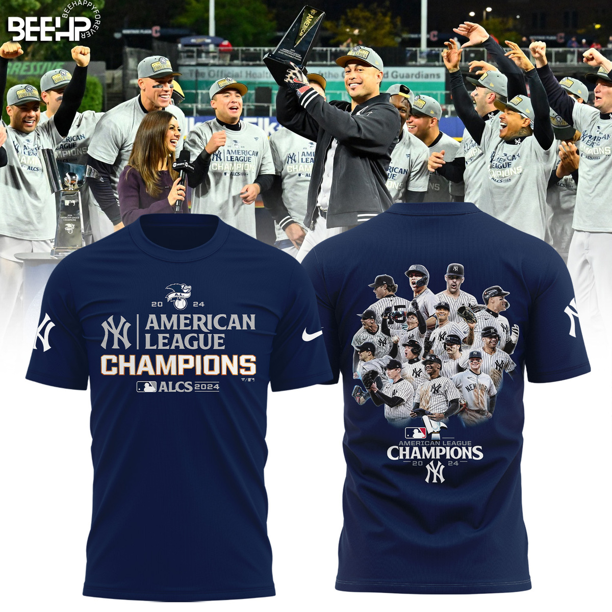 New York Yankees American League Champions Shirt - Famjoys New York Yankees American League Champions Shirt - Famjoys