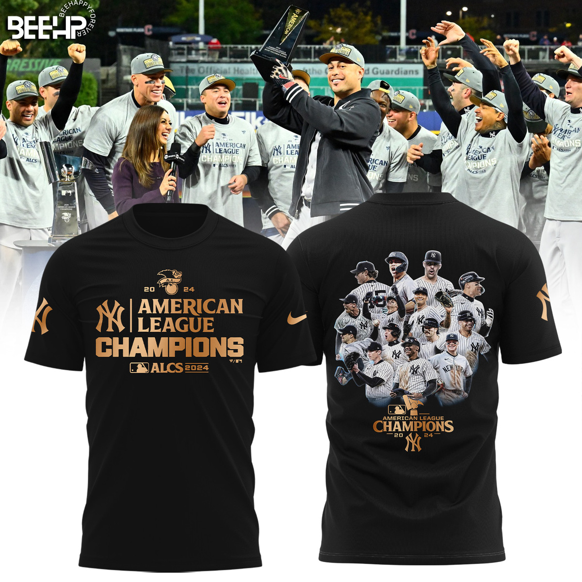 New York Yankees American League Champions Shirt - Famjoys New York Yankees American League Champions Shirt - Famjoys