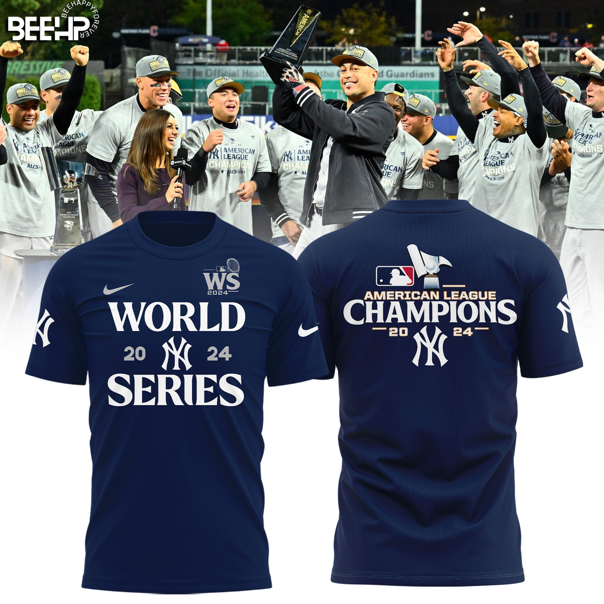 New York Yankees American League Champions Shirt - Famjoys New York Yankees American League Champions Shirt - Famjoys