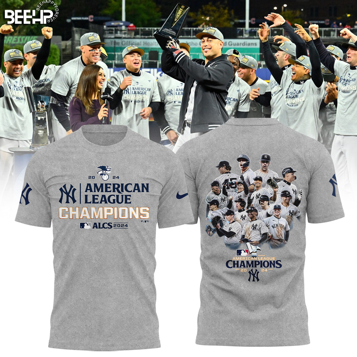 New York Yankees American League Champions Shirt - Famjoys New York Yankees American League Champions Shirt - Famjoys