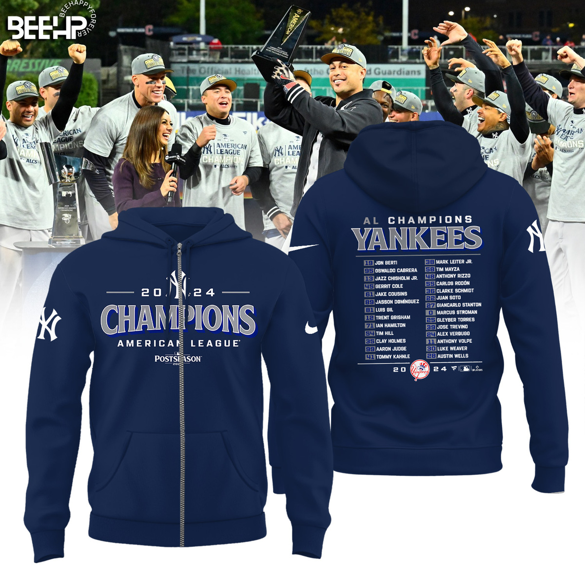 New York Yankees American League Champions Shirt - Famjoys New York Yankees American League Champions Shirt - Famjoys