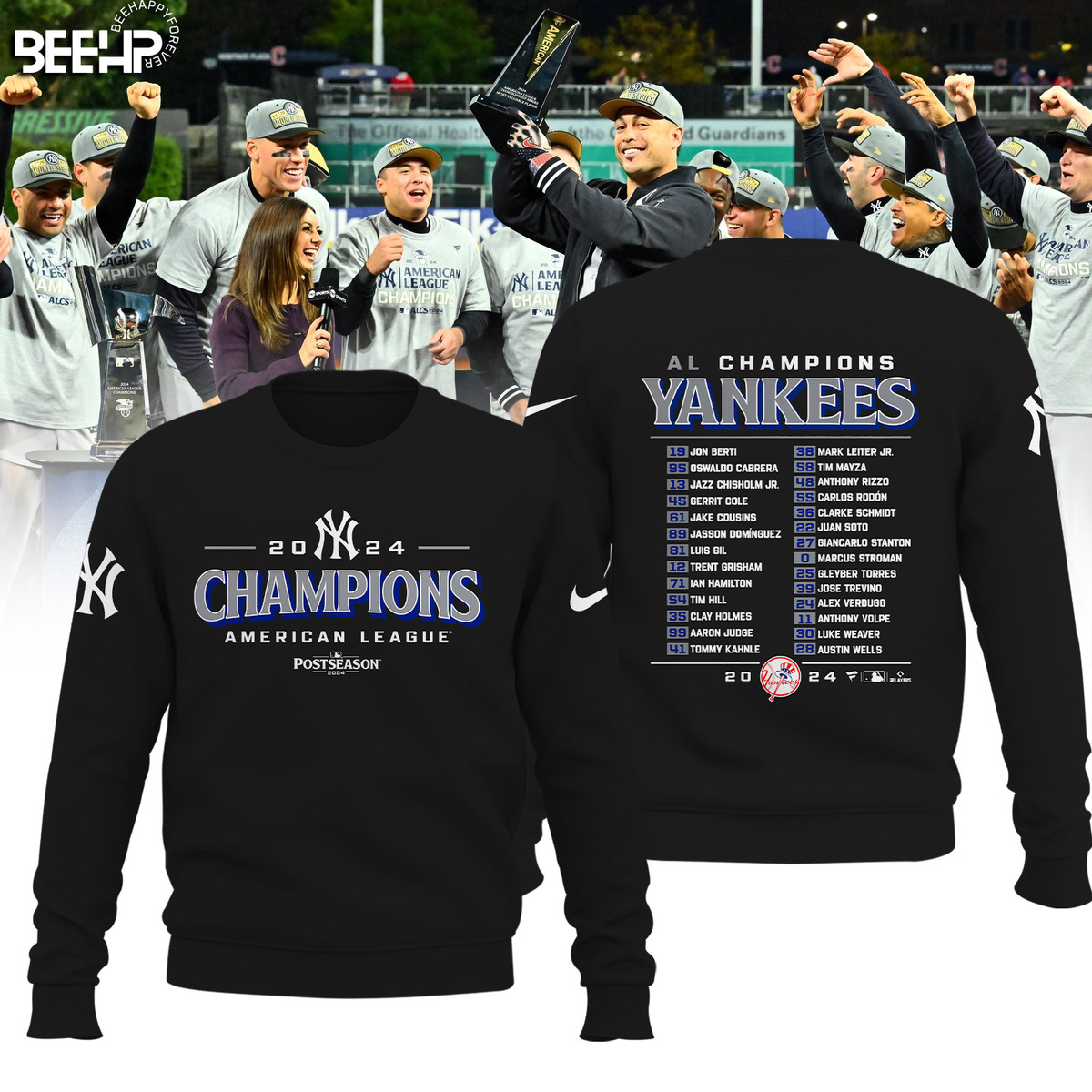 New York Yankees American League Champions Shirt - Famjoys New York Yankees American League Champions Shirt - Famjoys