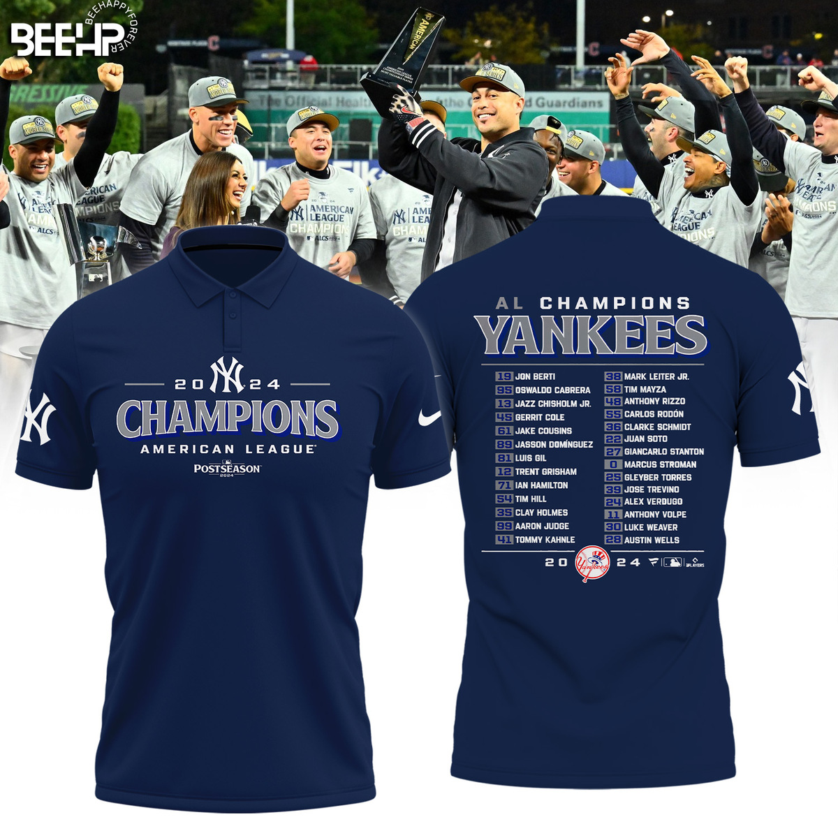 New York Yankees American League Champions Shirt - Famjoys New York Yankees American League Champions Shirt - Famjoys