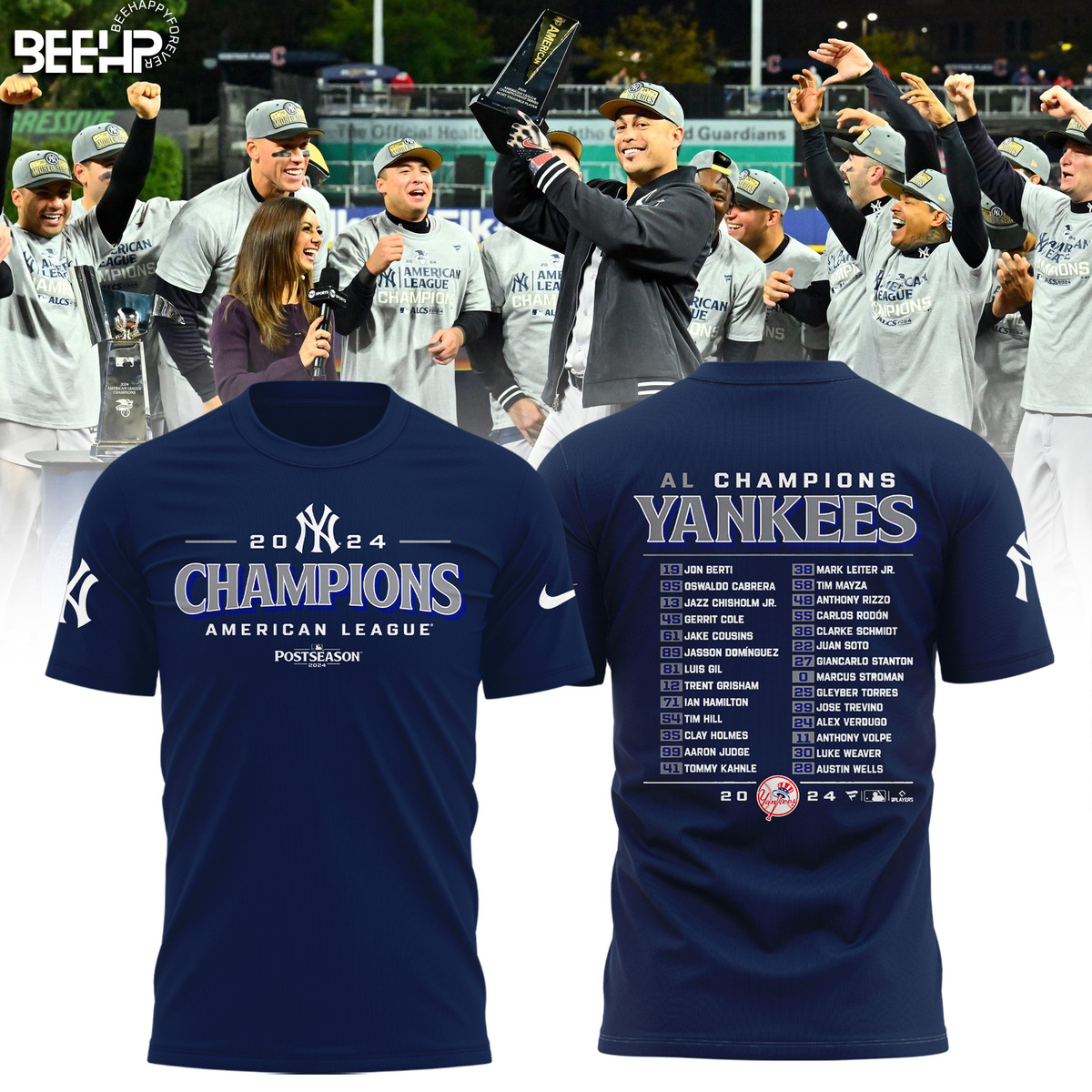 New York Yankees American League Champions Shirt - Famjoys New York Yankees American League Champions Shirt - Famjoys