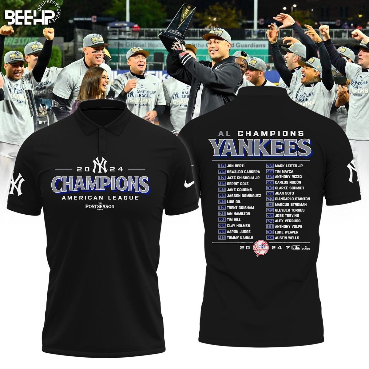 New York Yankees American League Champions Shirt - Famjoys New York Yankees American League Champions Shirt - Famjoys