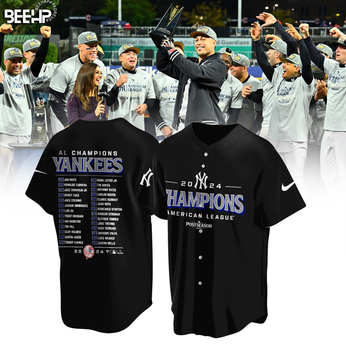 New York Yankees American League Champions Shirt - Famjoys New York Yankees American League Champions Shirt - Famjoys