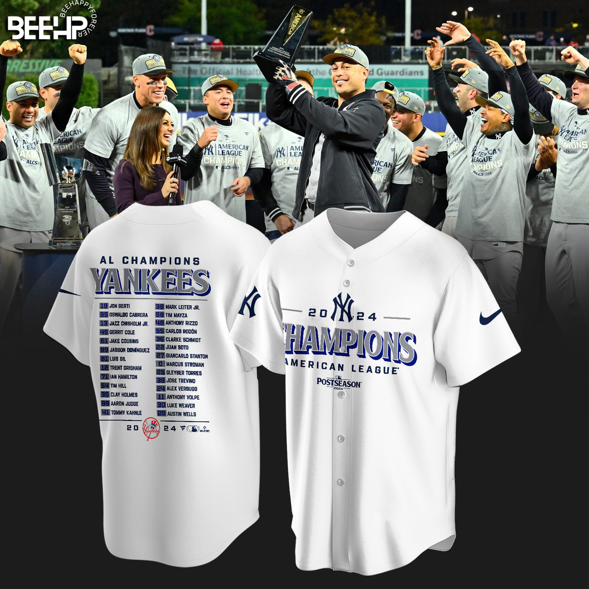 New York Yankees American League Champions Shirt - Famjoys New York Yankees American League Champions Shirt - Famjoys