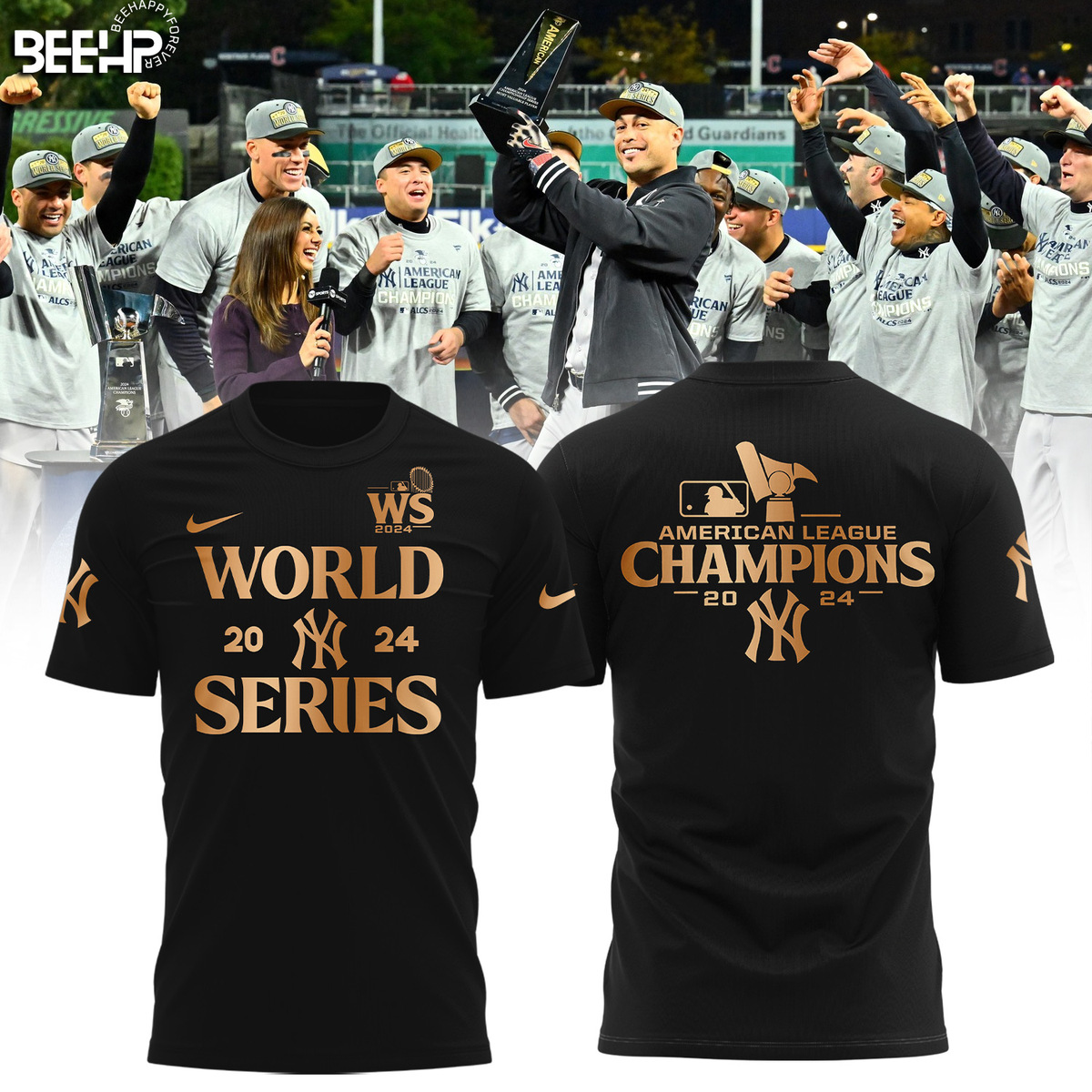 New York Yankees American League Champions Shirt - Famjoys New York Yankees American League Champions Shirt - Famjoys