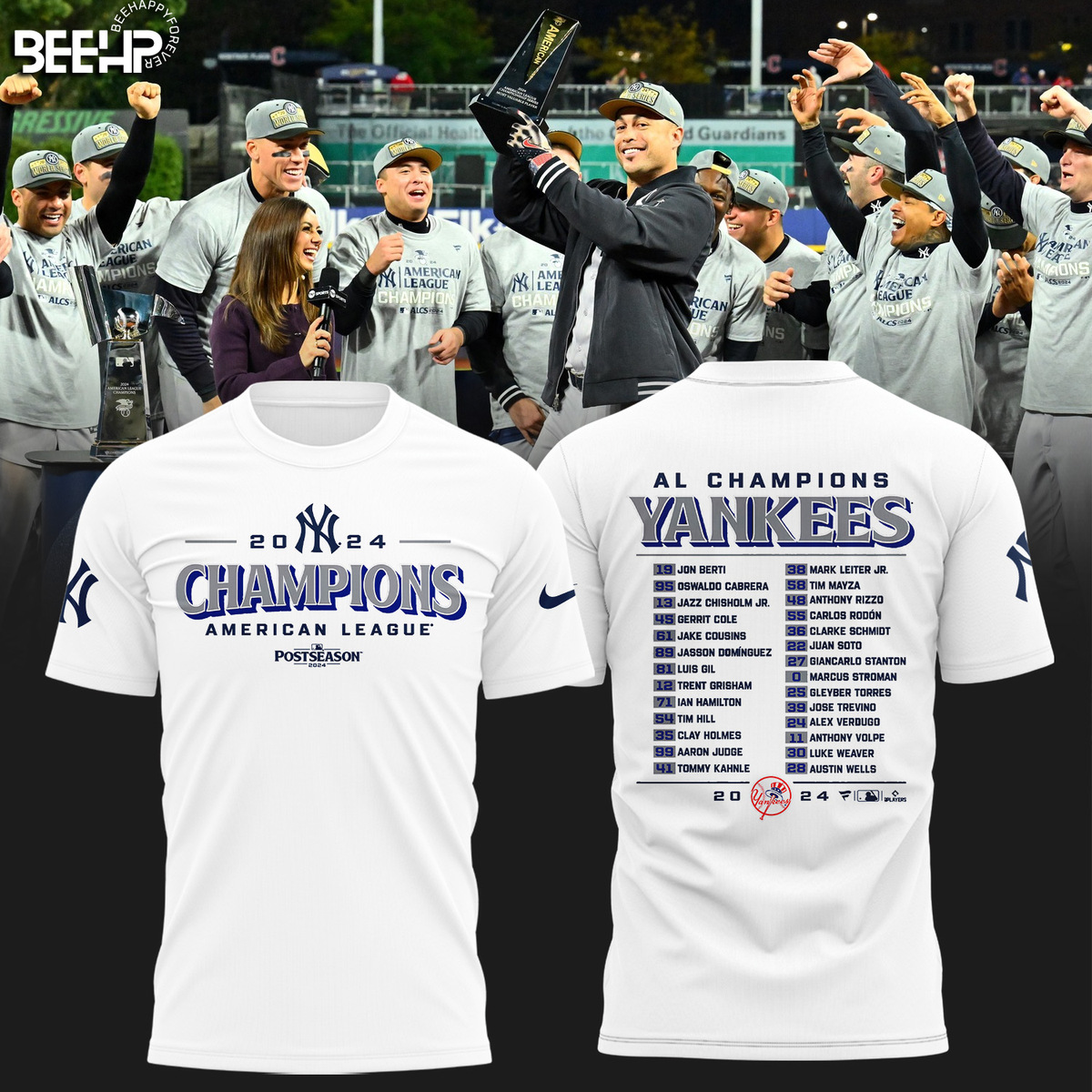 New York Yankees American League Champions Shirt - Famjoys New York Yankees American League Champions Shirt - Famjoys