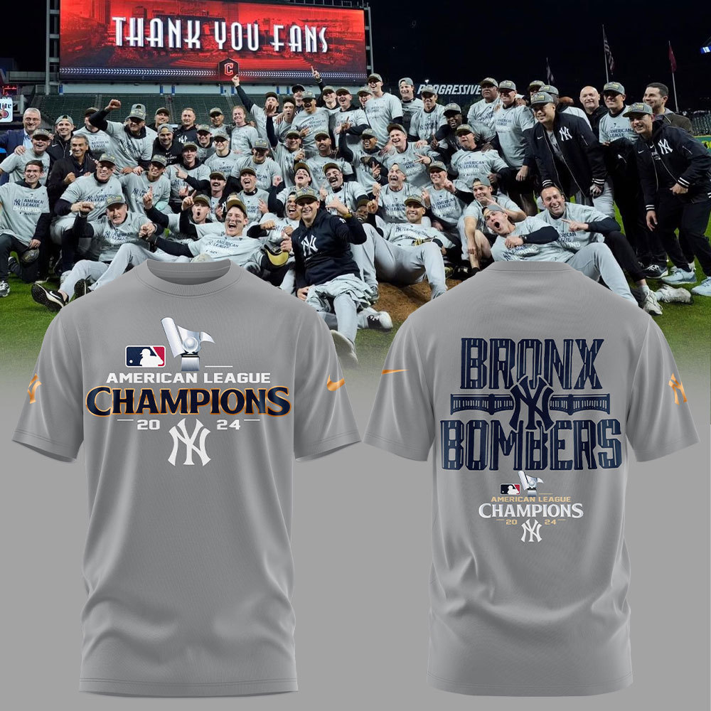New York Yankees American League Champions Tshirt Set+NT21102404ID10DS11 - Famjoys New York Yankees American League Champions Tshirt Set+NT21102404ID10DS11 - Famjoys