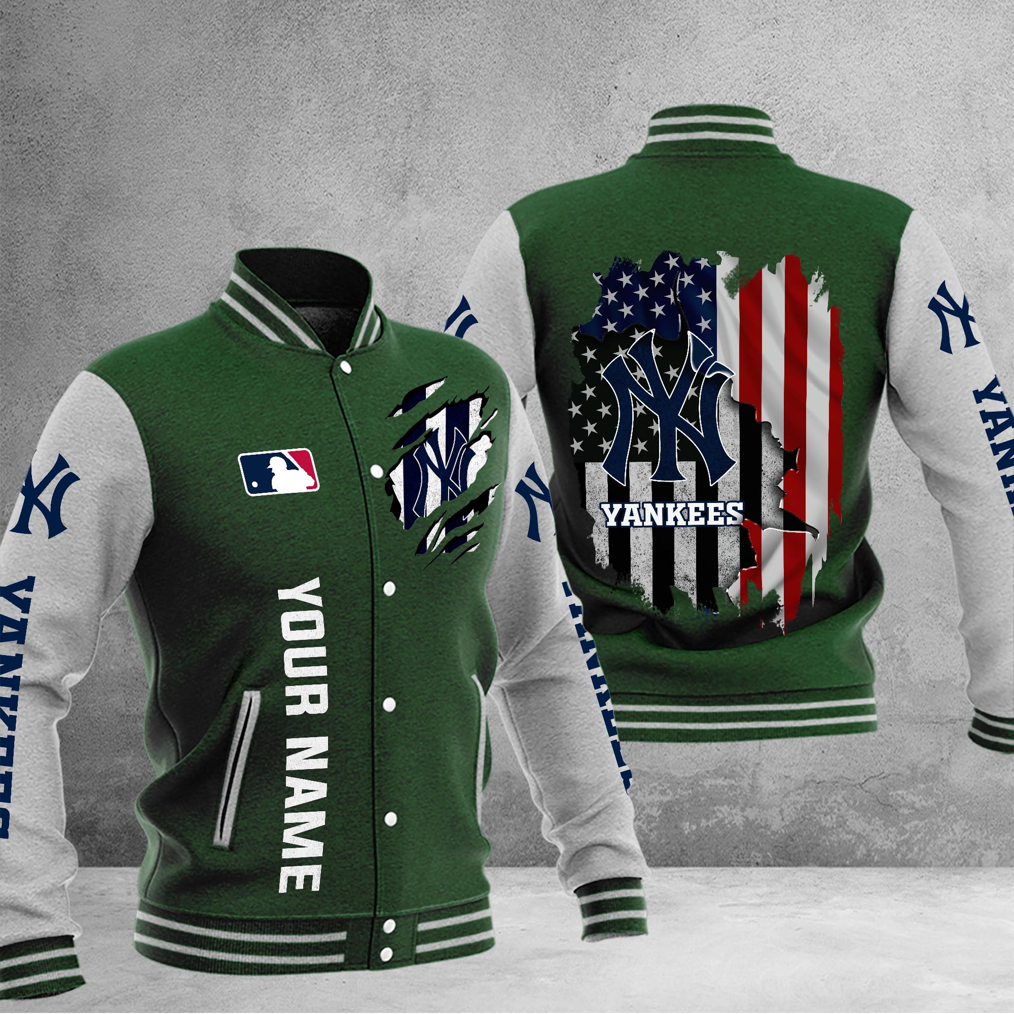 New York Yankees Baseball Jacket - Famjoys New York Yankees Baseball Jacket - Famjoys