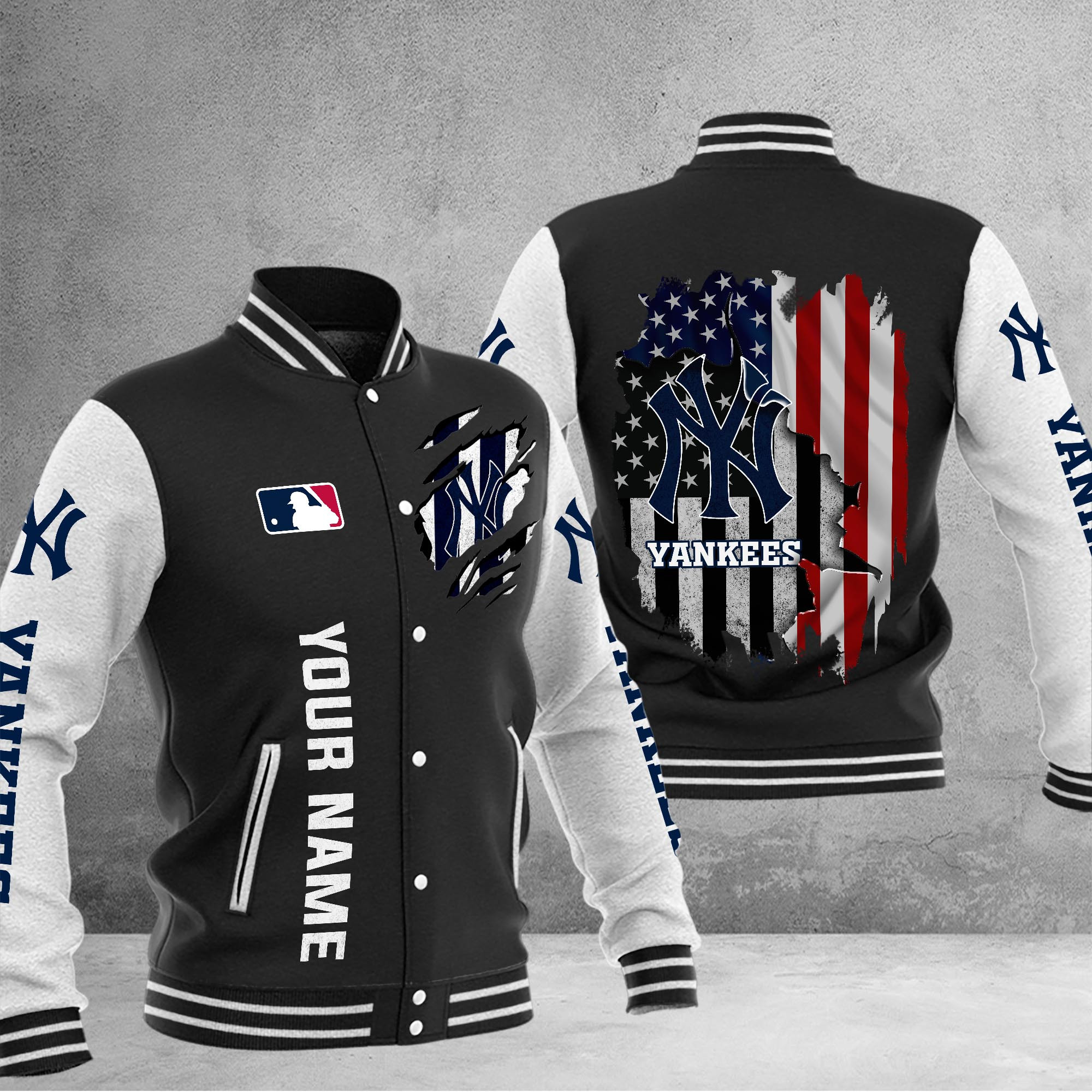 New York Yankees Baseball Jacket - Famjoys New York Yankees Baseball Jacket - Famjoys