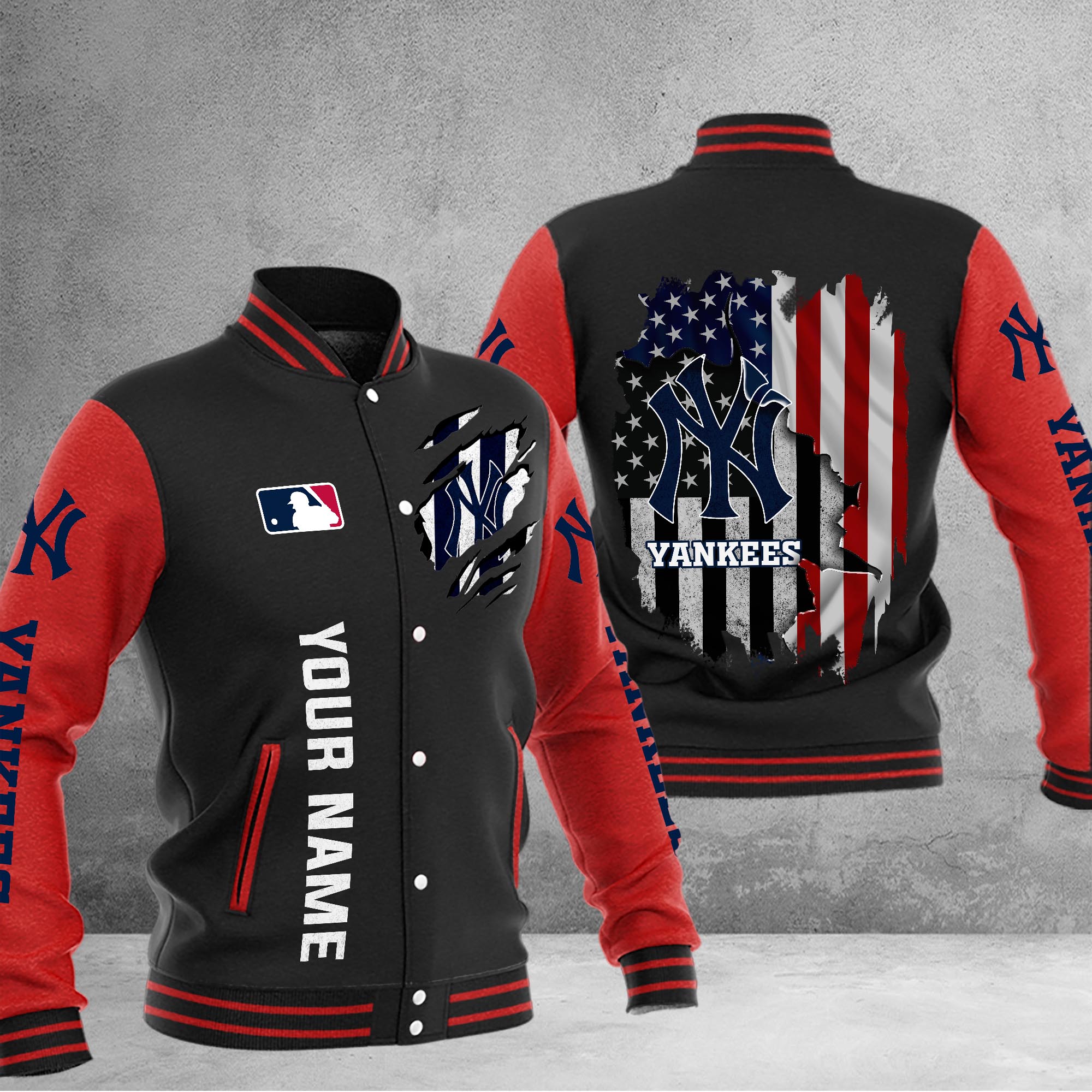 New York Yankees Baseball Jacket - Famjoys New York Yankees Baseball Jacket - Famjoys