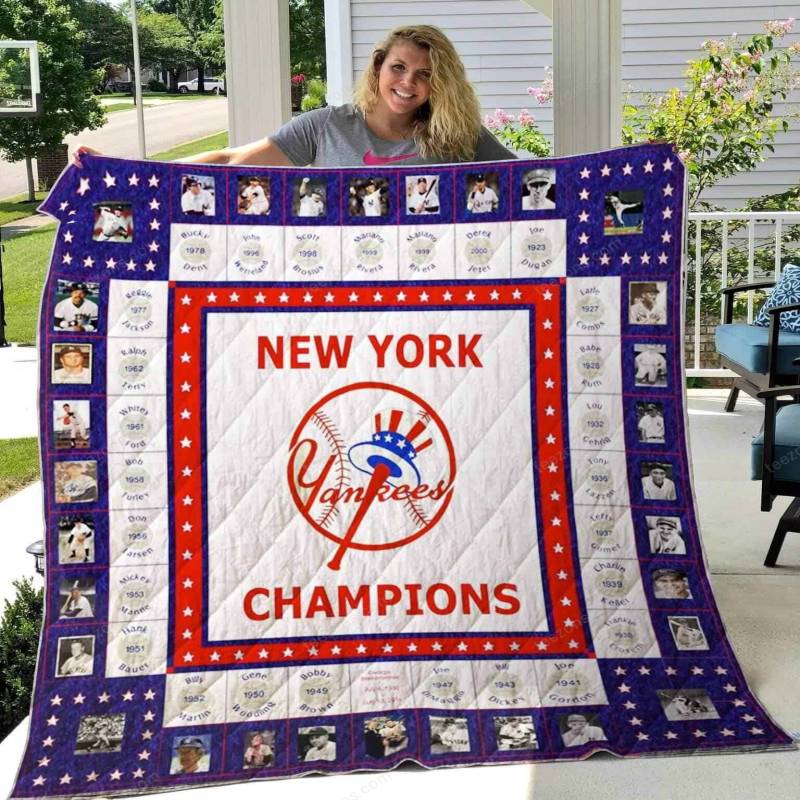 New York Yankees Blanket TH0607 Quilt - Famjoys New York Yankees Blanket TH0607 Quilt - Famjoys