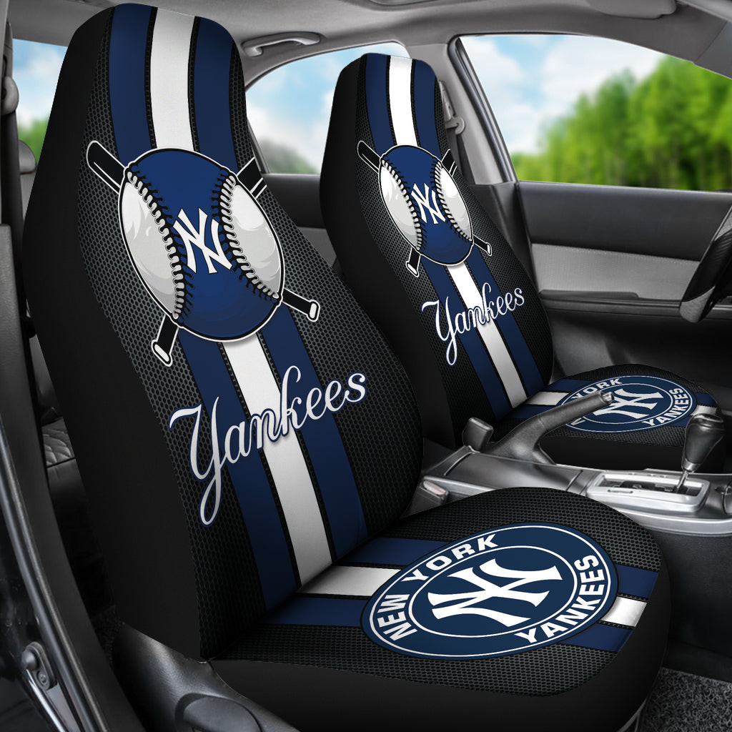 New York Yankees Car Seat Covers MBL Baseball Ph220914-20 - Famjoys New York Yankees Car Seat Covers MBL Baseball Ph220914-20 - Famjoys