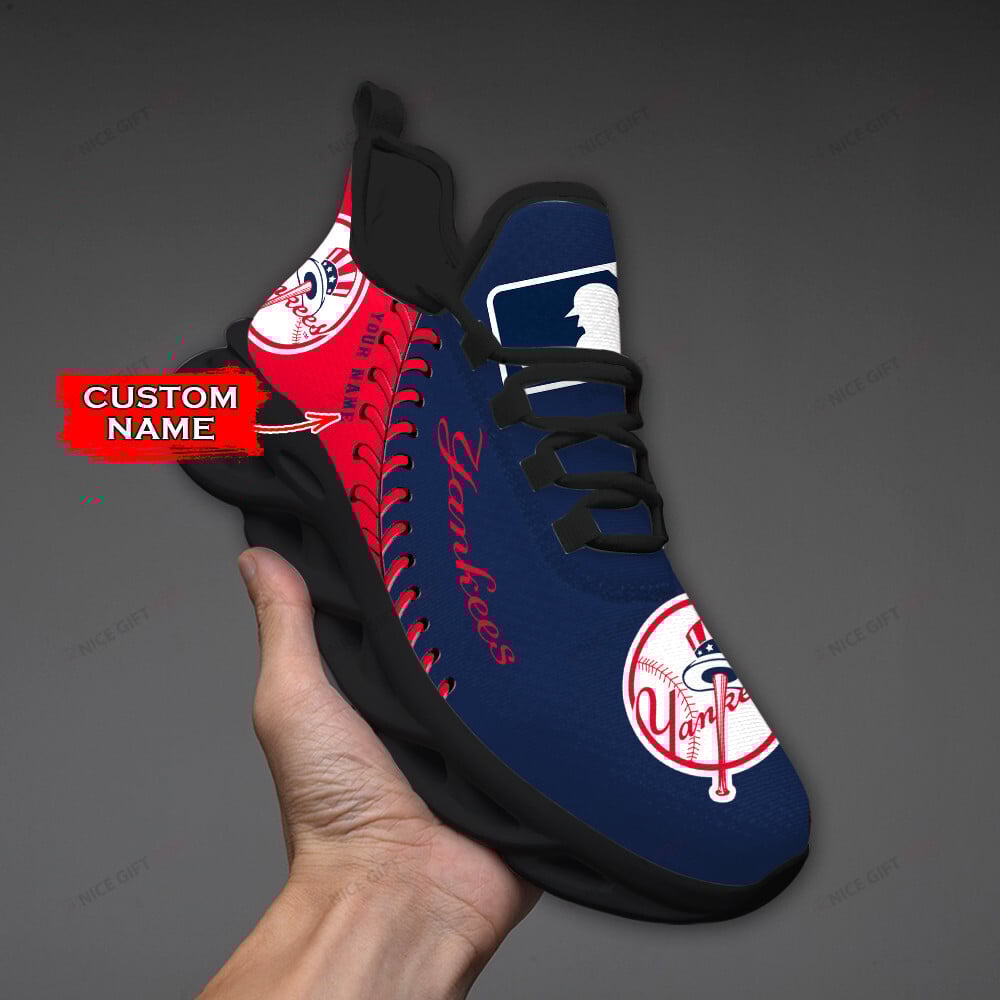 New York Yankees Custom Name Max Soul Shoes MSS-F8M9 - Famjoys New York Yankees Custom Name Max Soul Shoes MSS-F8M9 - Famjoys