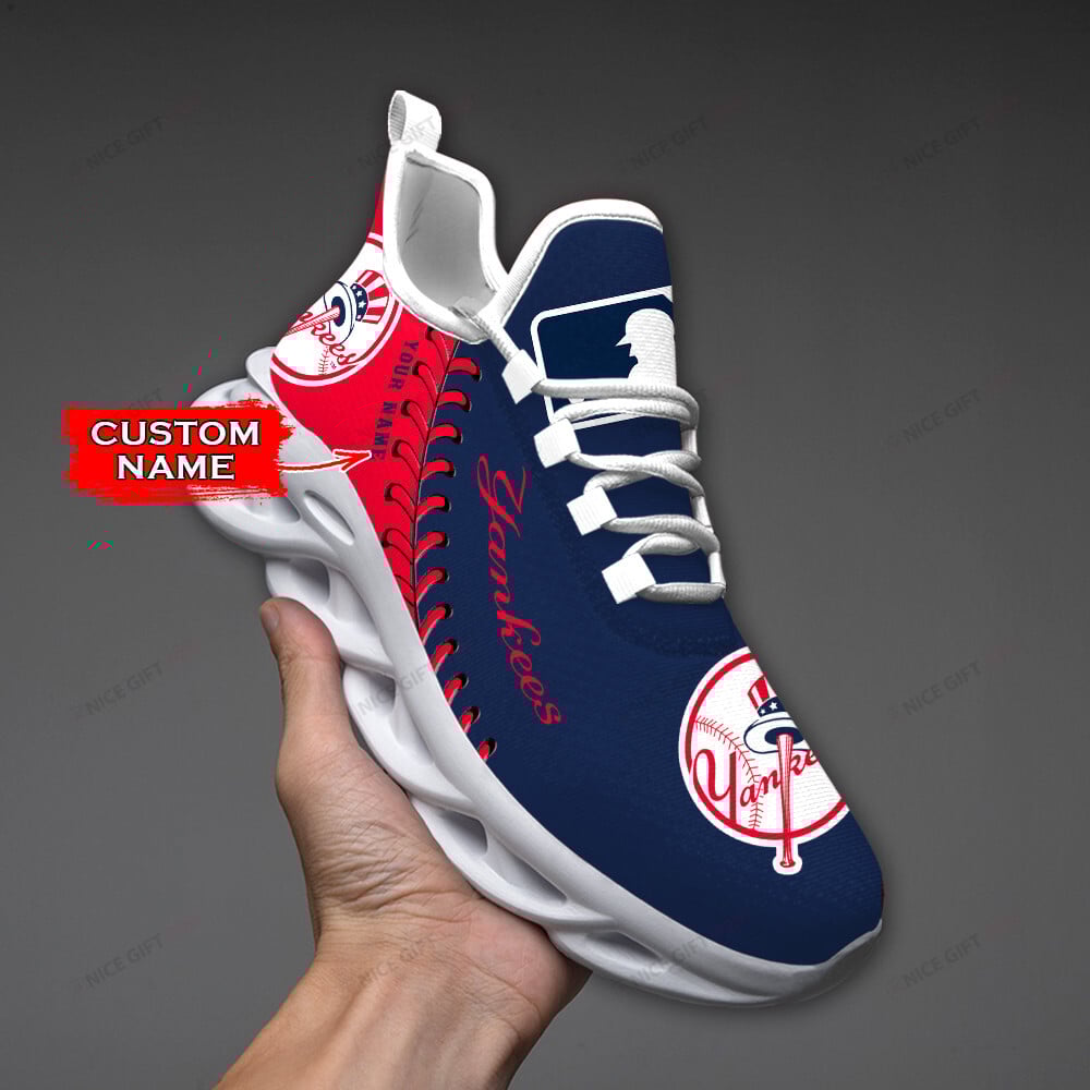 New York Yankees Custom Name Max Soul Shoes MSS-F8M9 - Famjoys New York Yankees Custom Name Max Soul Shoes MSS-F8M9 - Famjoys