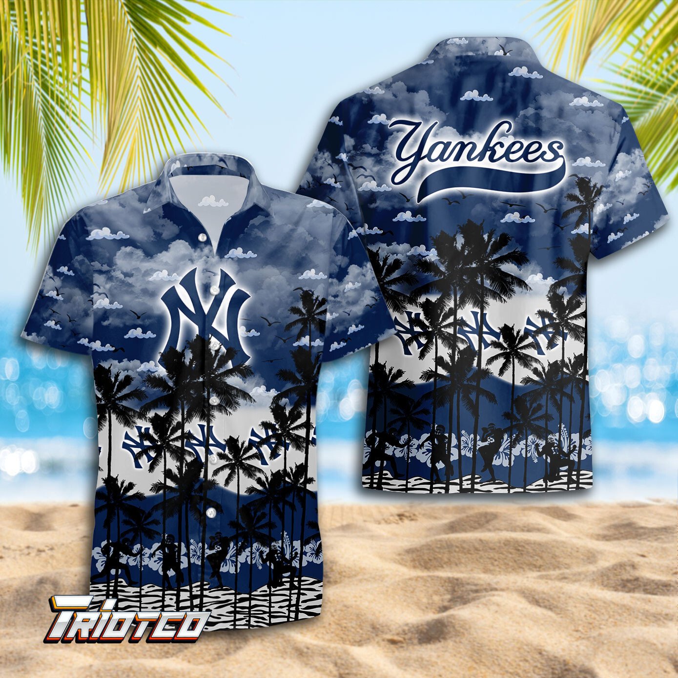 New York Yankees Hawaiian Shirt Trending Summer - Famjoys New York Yankees Hawaiian Shirt Trending Summer - Famjoys