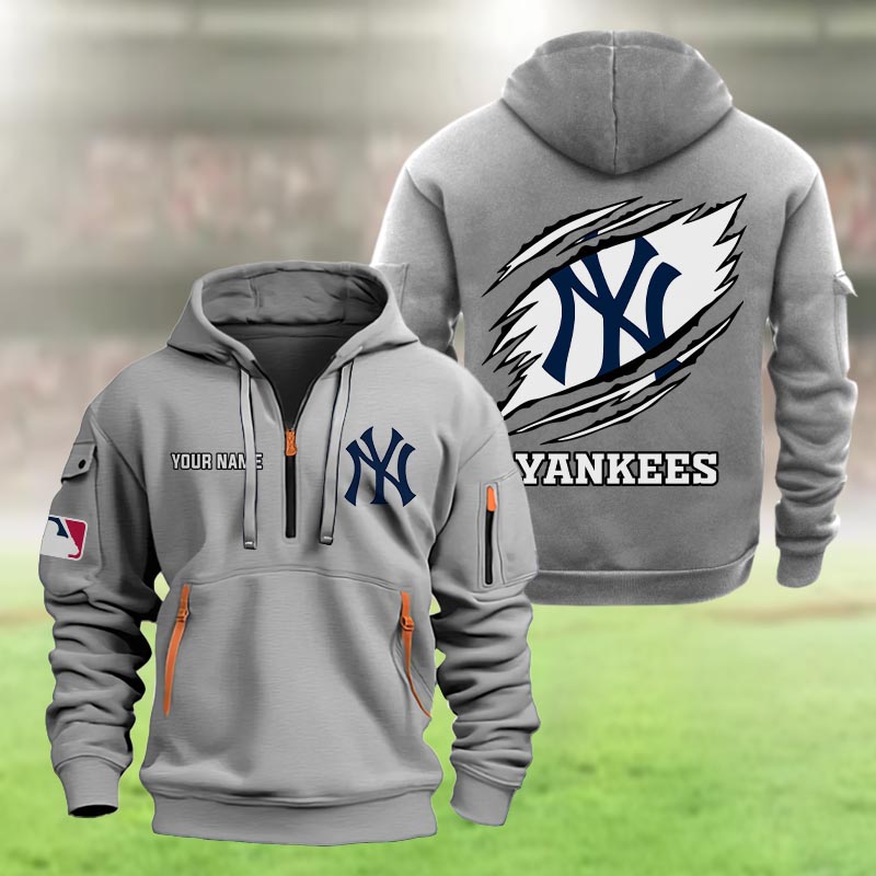 New York Yankees Heavy Hoodie - Famjoys New York Yankees Heavy Hoodie - Famjoys