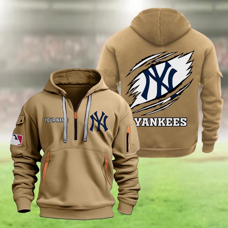 New York Yankees Heavy Hoodie - Famjoys New York Yankees Heavy Hoodie - Famjoys