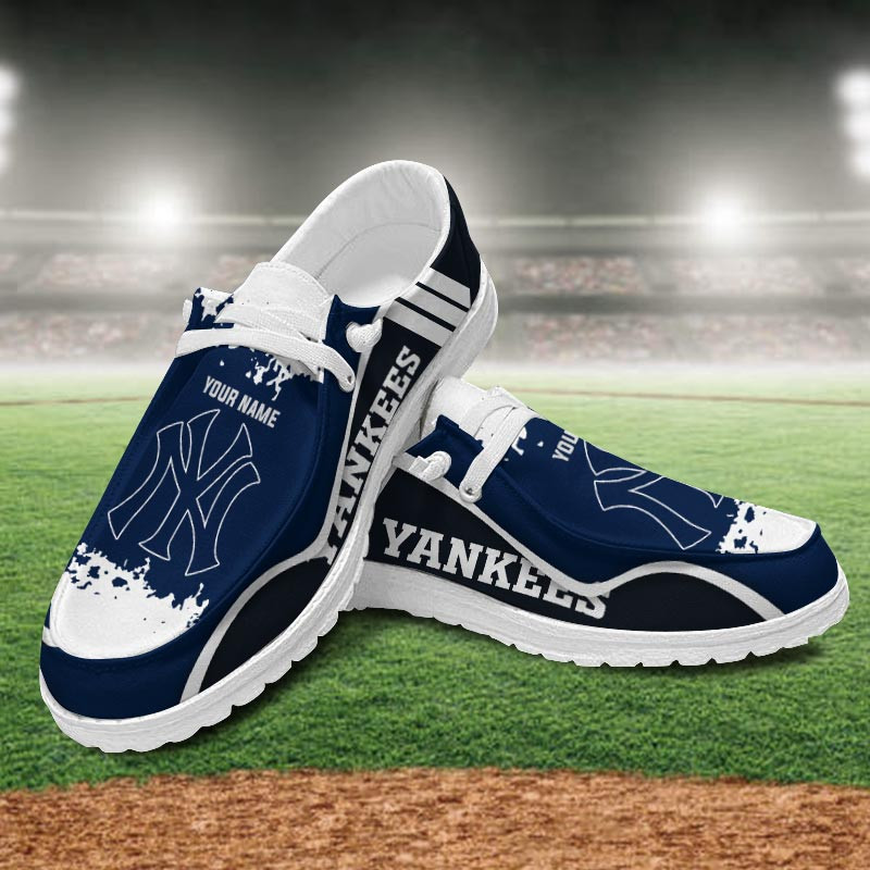 New York Yankees Hey Dude Slipper - Famjoys New York Yankees Hey Dude Slipper - Famjoys