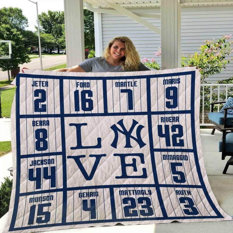 New York Yankees Legends Blanket N2906 Quilt - Famjoys New York Yankees Legends Blanket N2906 Quilt - Famjoys