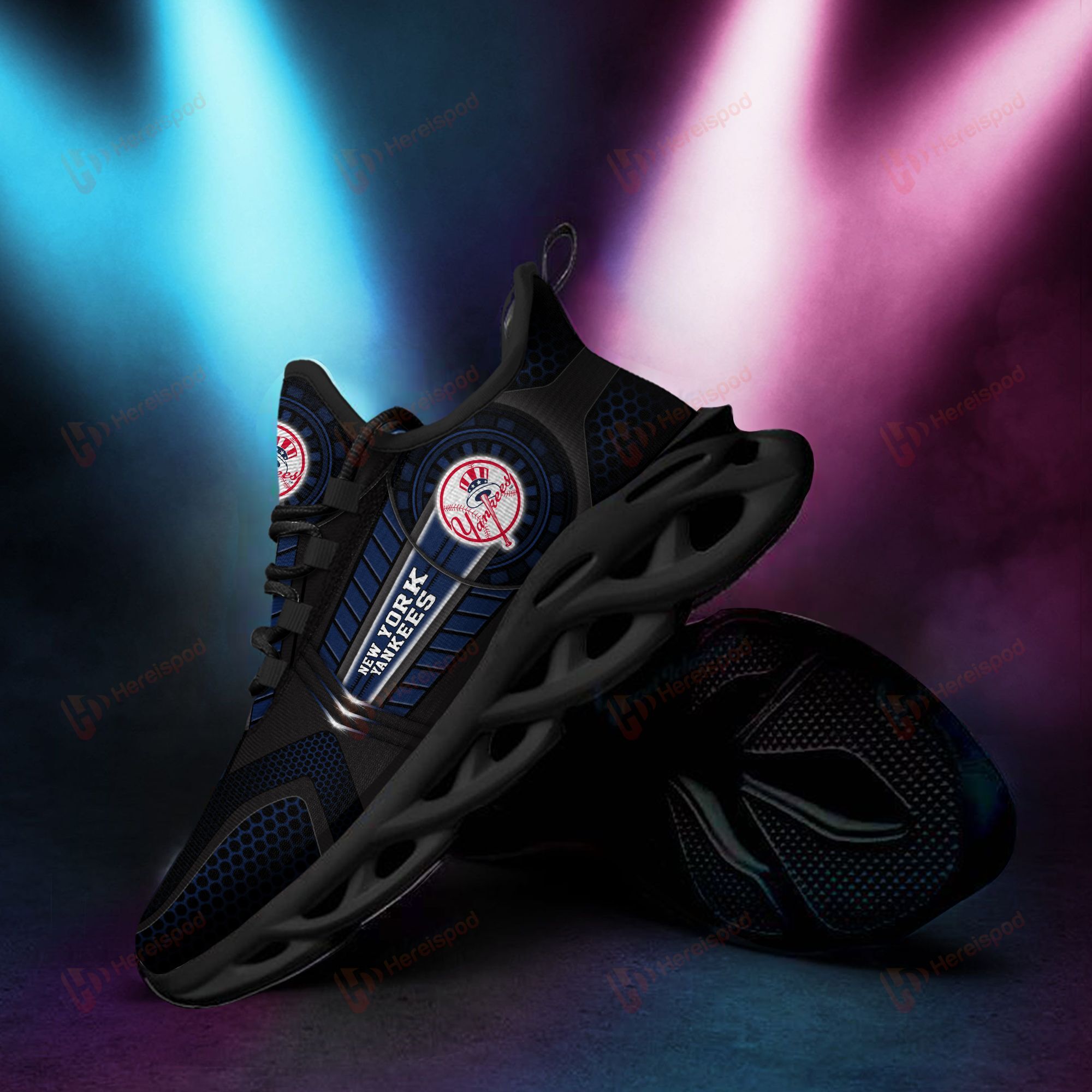 New York Yankees Max Soul Shoes Ths21081778 - Famjoys New York Yankees Max Soul Shoes Ths21081778 - Famjoys