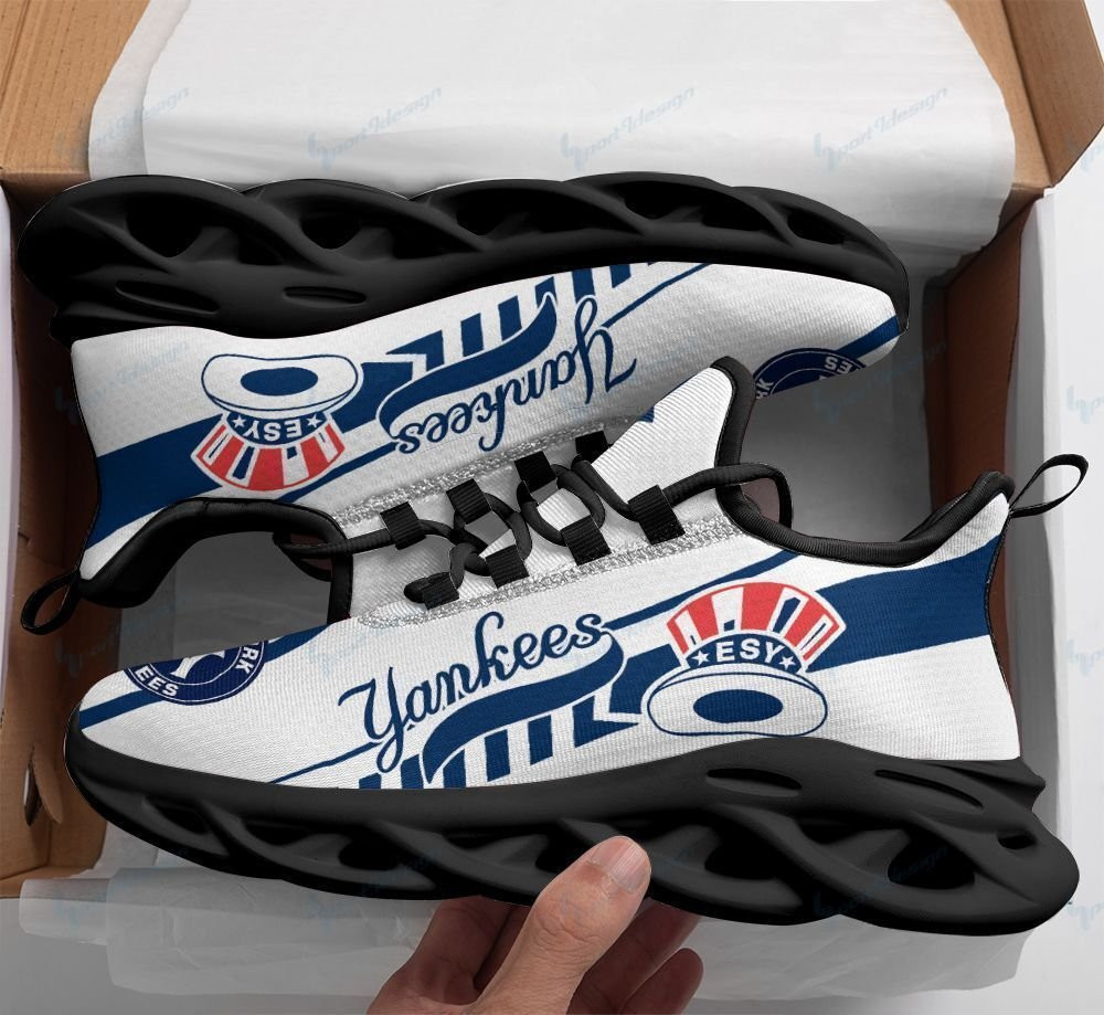 New York Yankees Max Soul YZ Running Sneakers 21 - Famjoys New York Yankees Max Soul YZ Running Sneakers 21 - Famjoys
