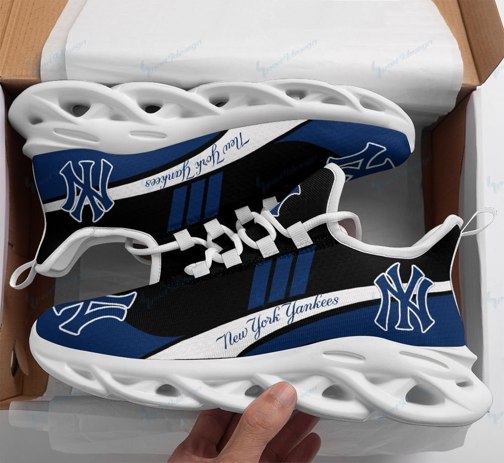 New York Yankees Max Soul YZ Running Sneakers 94 - Famjoys New York Yankees Max Soul YZ Running Sneakers 94 - Famjoys