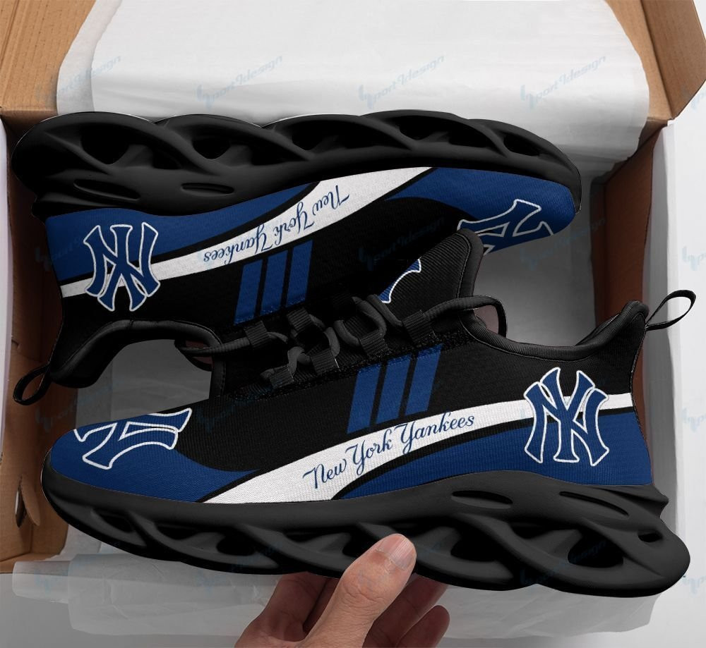 New York Yankees Max Soul YZ Running Sneakers 94 - Famjoys New York Yankees Max Soul YZ Running Sneakers 94 - Famjoys